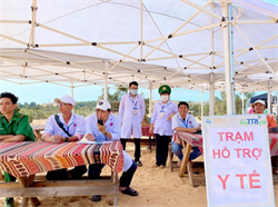 Trung tâm Y tế huyện Bắc Bình hỗ trợ Y tế Giải đua ô tô - mô tô địa hình 
trên cát Bình Thuận - Ninh Thuận mở rộng năm 2023