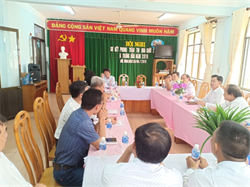 Khối thi đua 2  - Ngành Y tế Bình Thuận có 10 đơn vị vừa tổ chức hội nghị sơ kết 6 tháng đầu năm tại Trung tâm y tế huyện Bắc Bình năm 2019. 