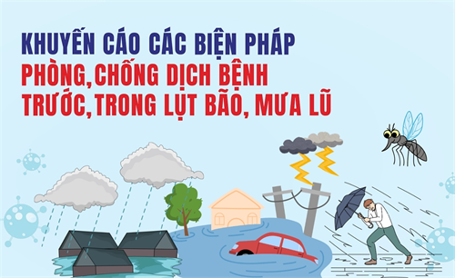 PHÒNG CHỐNG CÁC BỆNH THƯỜNG GẶP TRONG MÙA MƯA LỤT BÃO LŨ - BẠN CẦN LÀM GÌ?