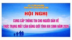 Trung tâm Y tế khu vực Bắc Bình tổ chức Hội nghị cung cấp thông tin cho người dân về thực trạng Mất cân bằng giới tính khi sinh