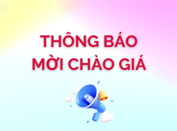 Thông báo mời báo giá vật tư hóa chất xét nghiệm phục vụ công tác chuyên môn năm 2026